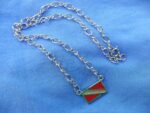 DIVE FLAG IN-LINE PENDANT NECKLACE - COMES IN 16